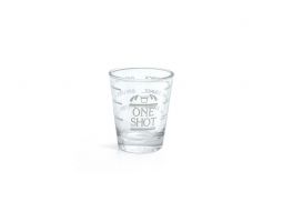 Lined Glass Shot 2 oz - 1 piece